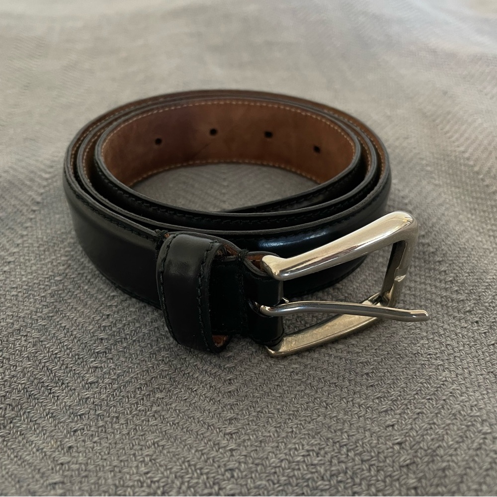 Vintage Saddler’s Black Leather Belt